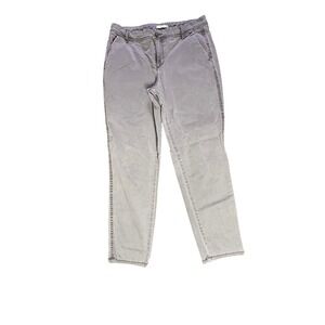 Maurices‎ Women's Size 9/10 Gray Wash Cropped Jeans Pants Casual Denim